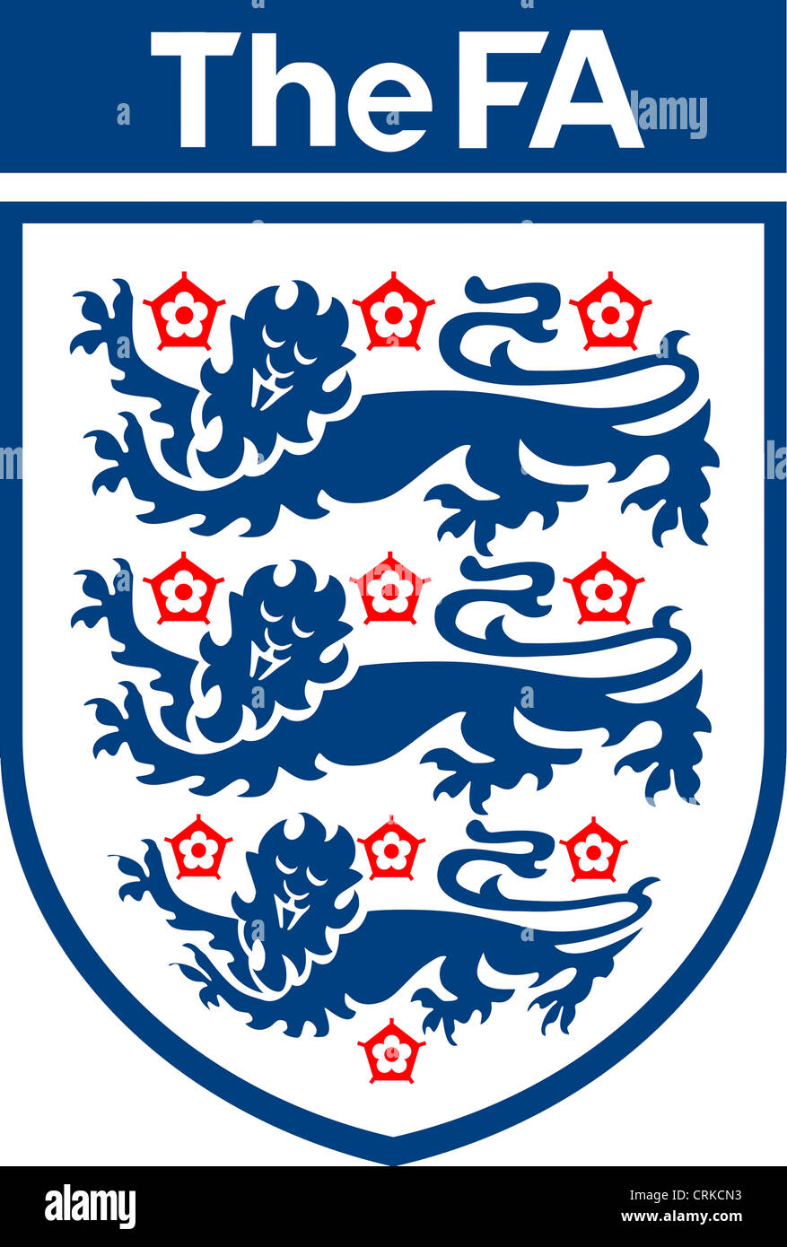 Logo della English Football Association FA. Foto Stock