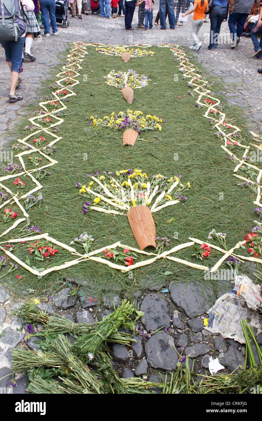 Antigua Guatemala e le sue tradizioni Foto Stock