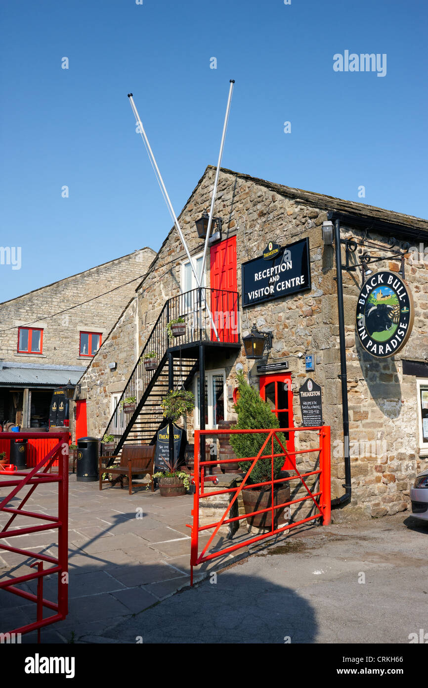 Centro visitatori presso Theakstons Brewery, Masham, North Yorkshire Foto Stock