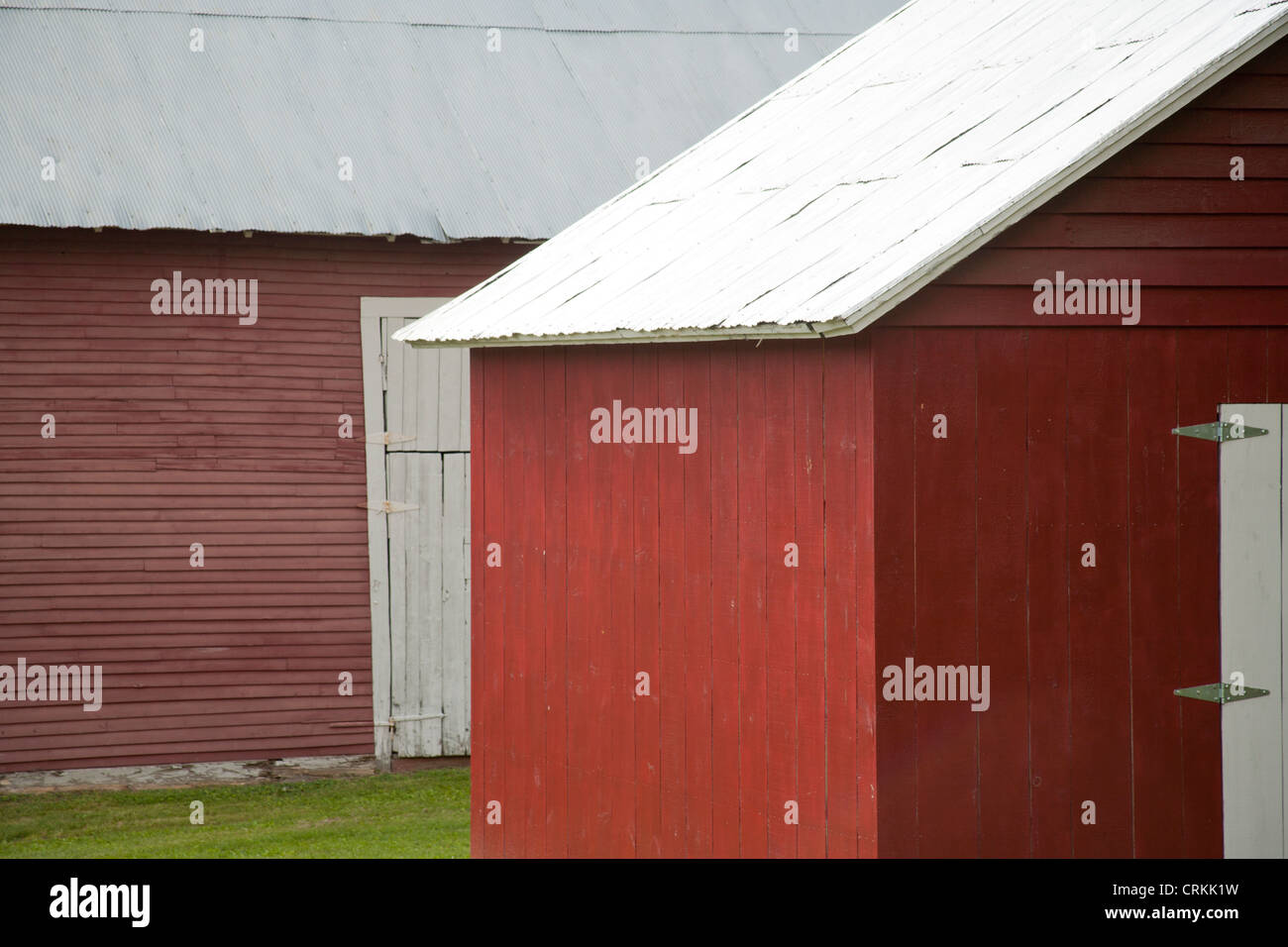 Edifici agricoli, Chelsea, Vermont, USA Foto Stock