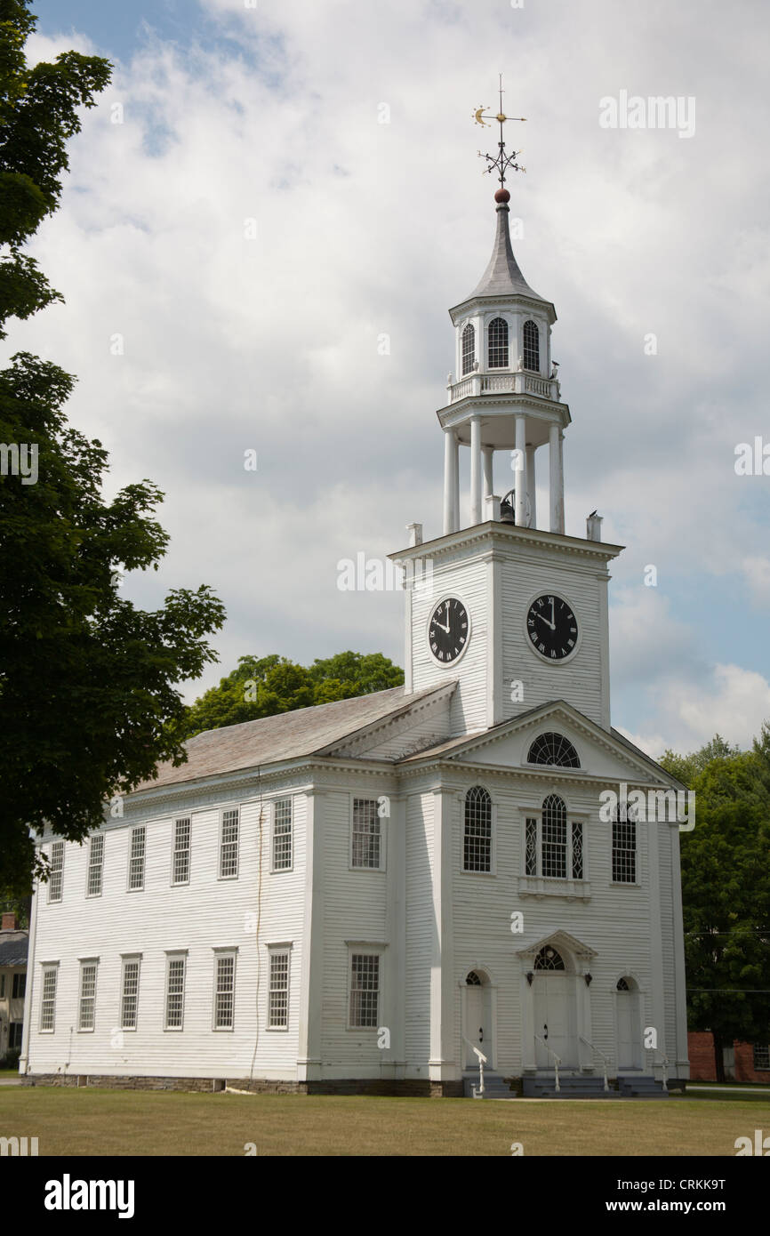 Chiesa, East Poultney, Vermont, USA Foto Stock