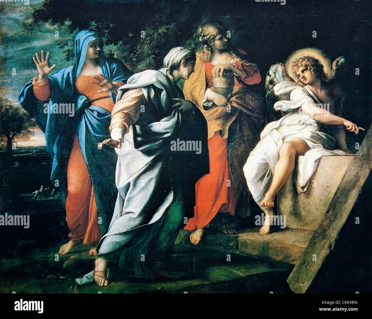 Annibale Carracci - Il Santo donne a Cristo il Sepolcro Foto Stock