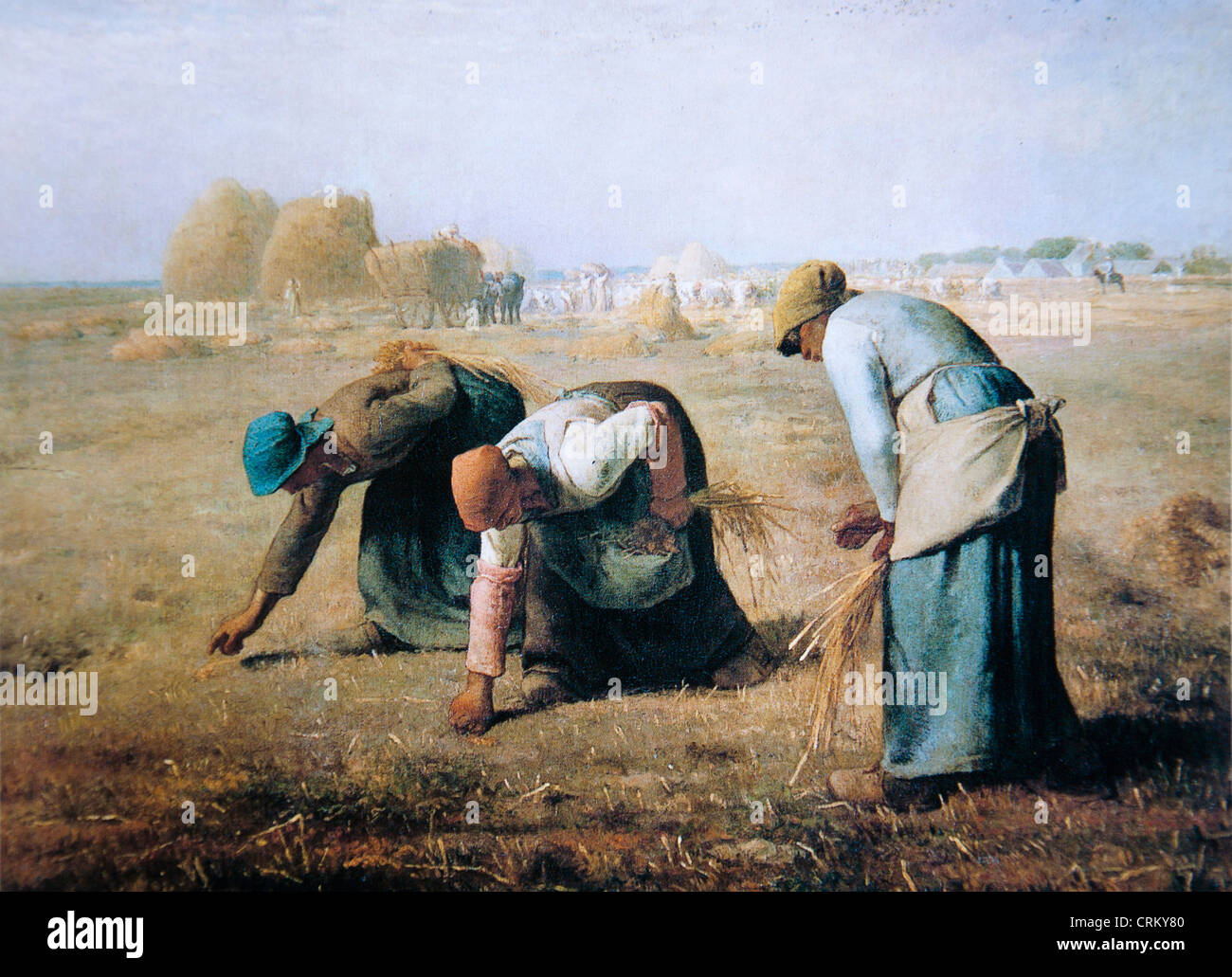 JeanFrancois Millet Le spigolatrici Foto stock Alamy