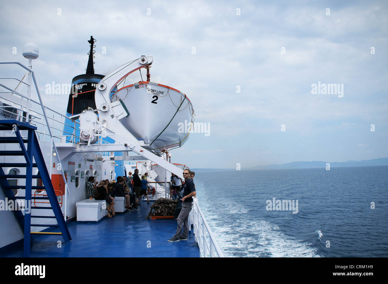 MOBY LOVE Napoli traghetto ferry boat nave Piombino Portoferraio Italia Toscana Toscana Elba Il 3 giugno 2012. (CTK foto/Libor Sojka) Foto Stock