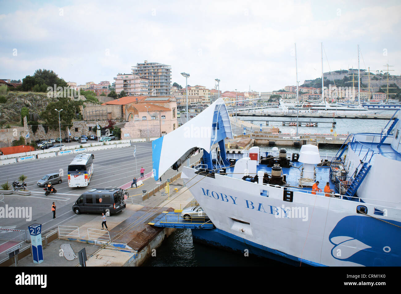 MOBY BABY traghetto ferry boat nave Piombino Portoferraio Italia Toscana Toscana Elba Il 3 giugno 2012. (CTK foto/Libor Sojka) Foto Stock