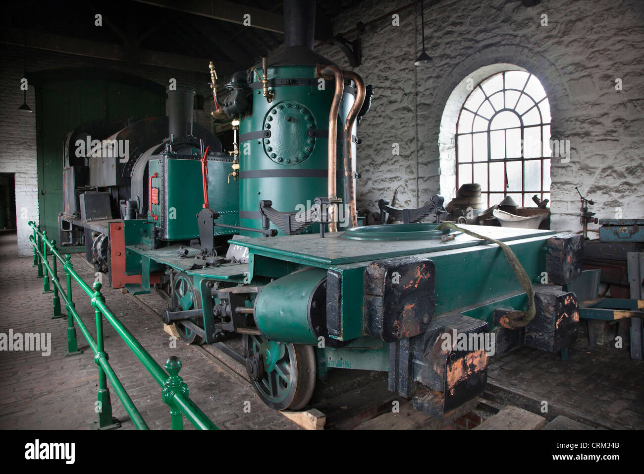 La miniera di carbone motore passo, Beamish Open Air Museum, County Durham Foto Stock