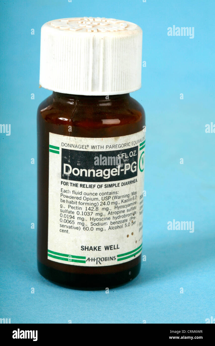 Donnagel-PG per il trattamento di diarrea blanda. Foto Stock