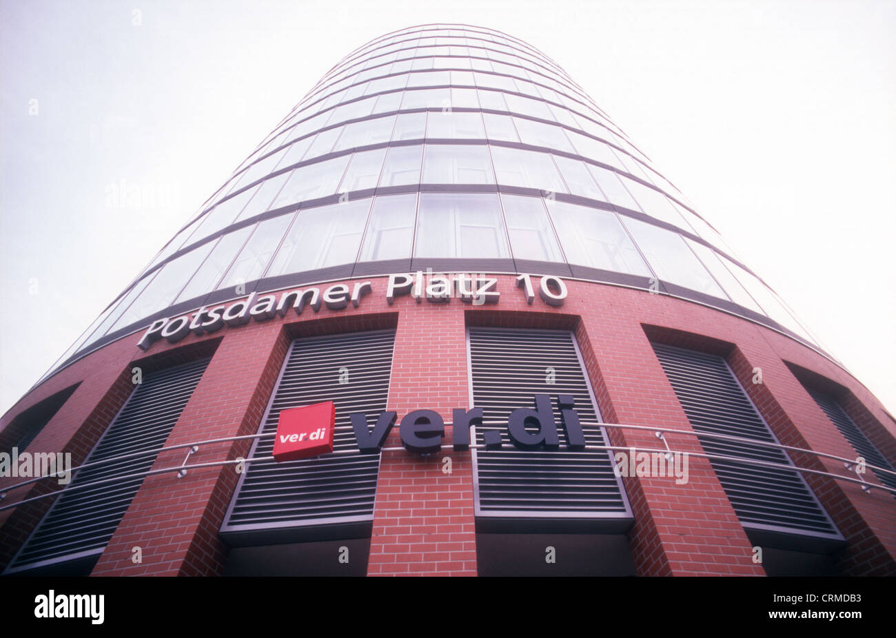 Agenzia federale Ver.di a Potsdamer Platz, Berlin Foto Stock