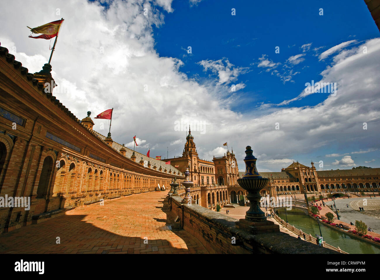 Europa Spagna Andalusia Siviglia Plaza de Espana Foto Stock