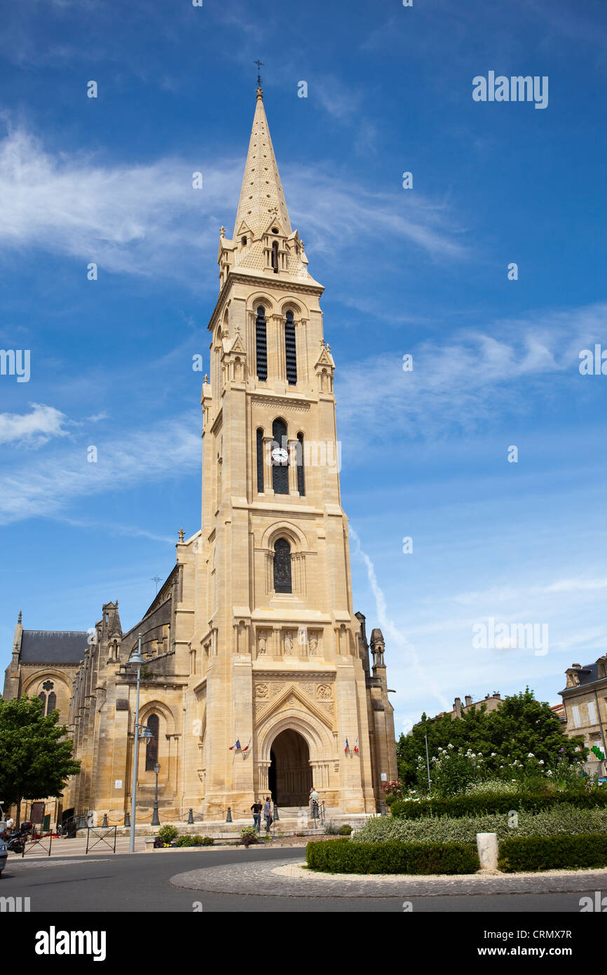 Eglise Notre Dame, Bergerac, Dordogne, la Francia, l'Europa. Foto Stock