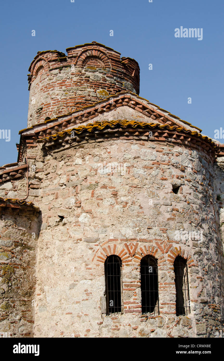 La Bulgaria, Nessebur (aka Nessebar o Nesebar). San Giovanni Battista chiesa cruciforme, decimo secolo. UNESCO - Sito Patrimonio dell'umanità. Foto Stock