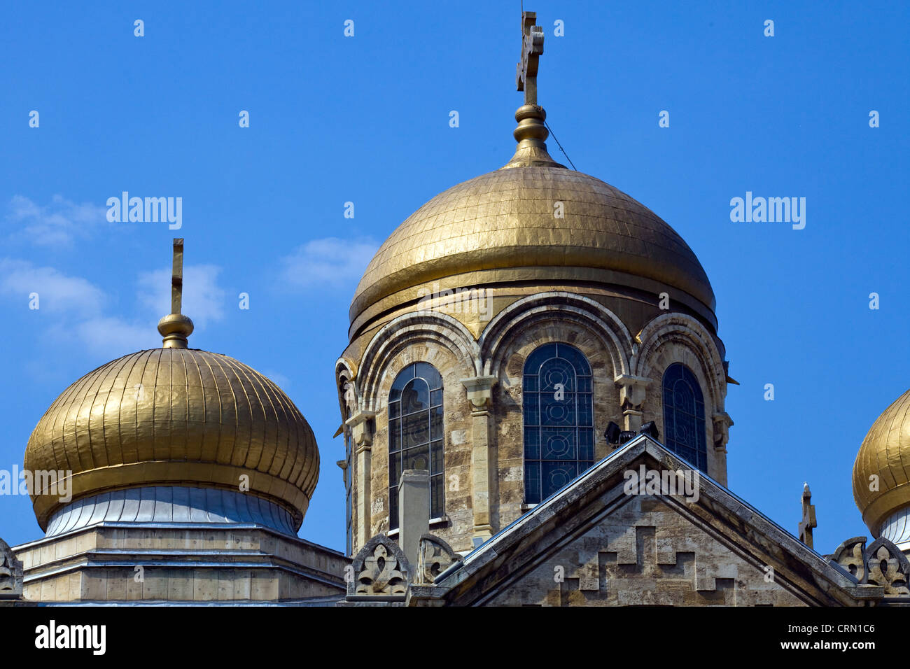 Cattedrale della Dormizione della Madre di Dio (la morte e risurrezione di Maria Madre di Gesù) in Varna. Foto Stock