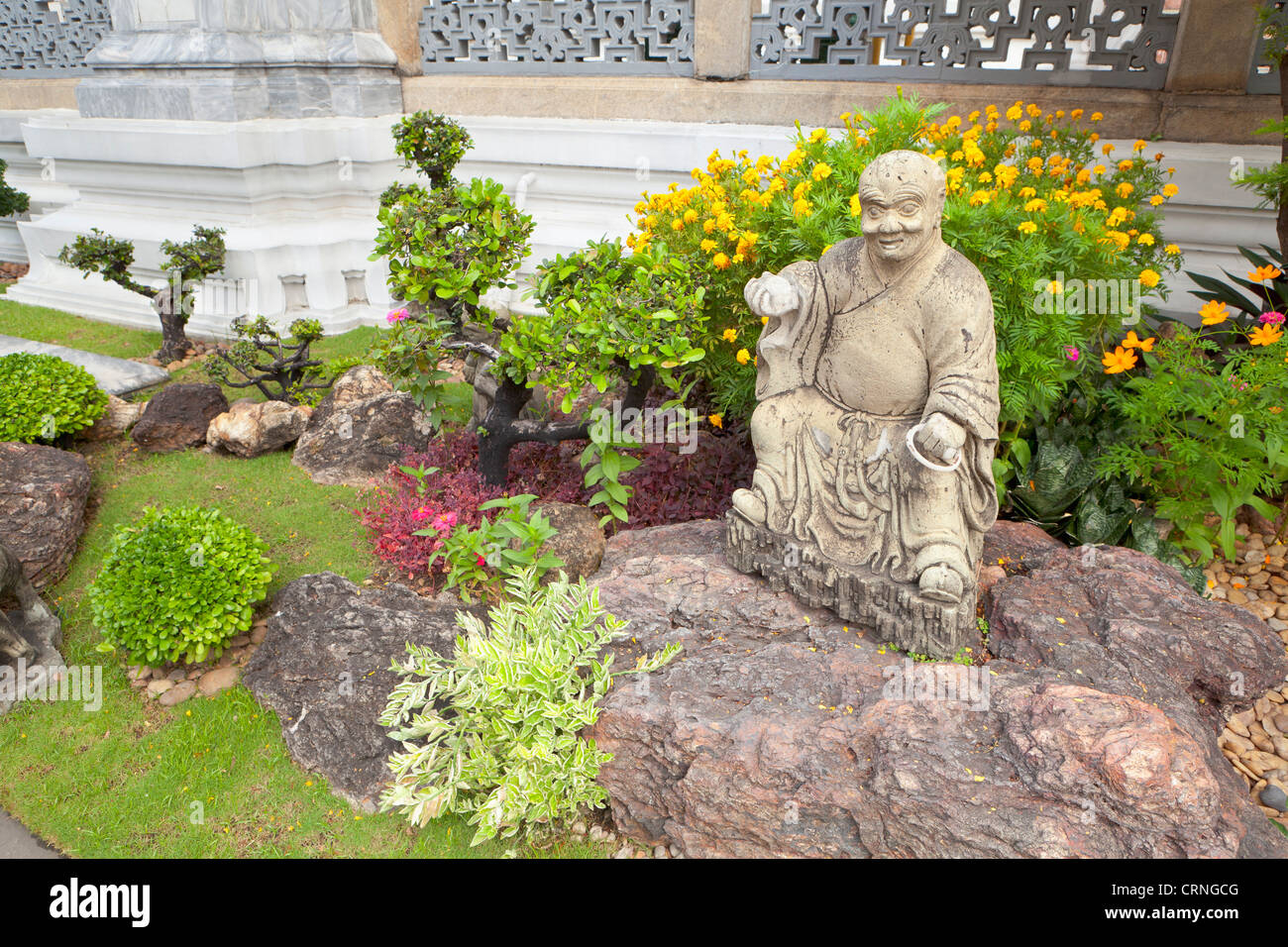 Piccolo giardino orientale Foto Stock