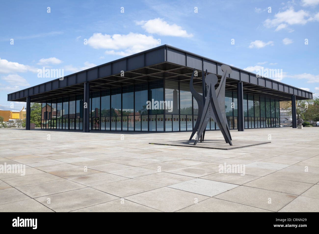 Kulturforum, Neue Nationalgalerie di Berlino, Germania Foto Stock