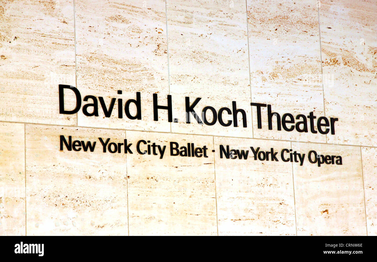 David H. Koch Theatre Foto Stock