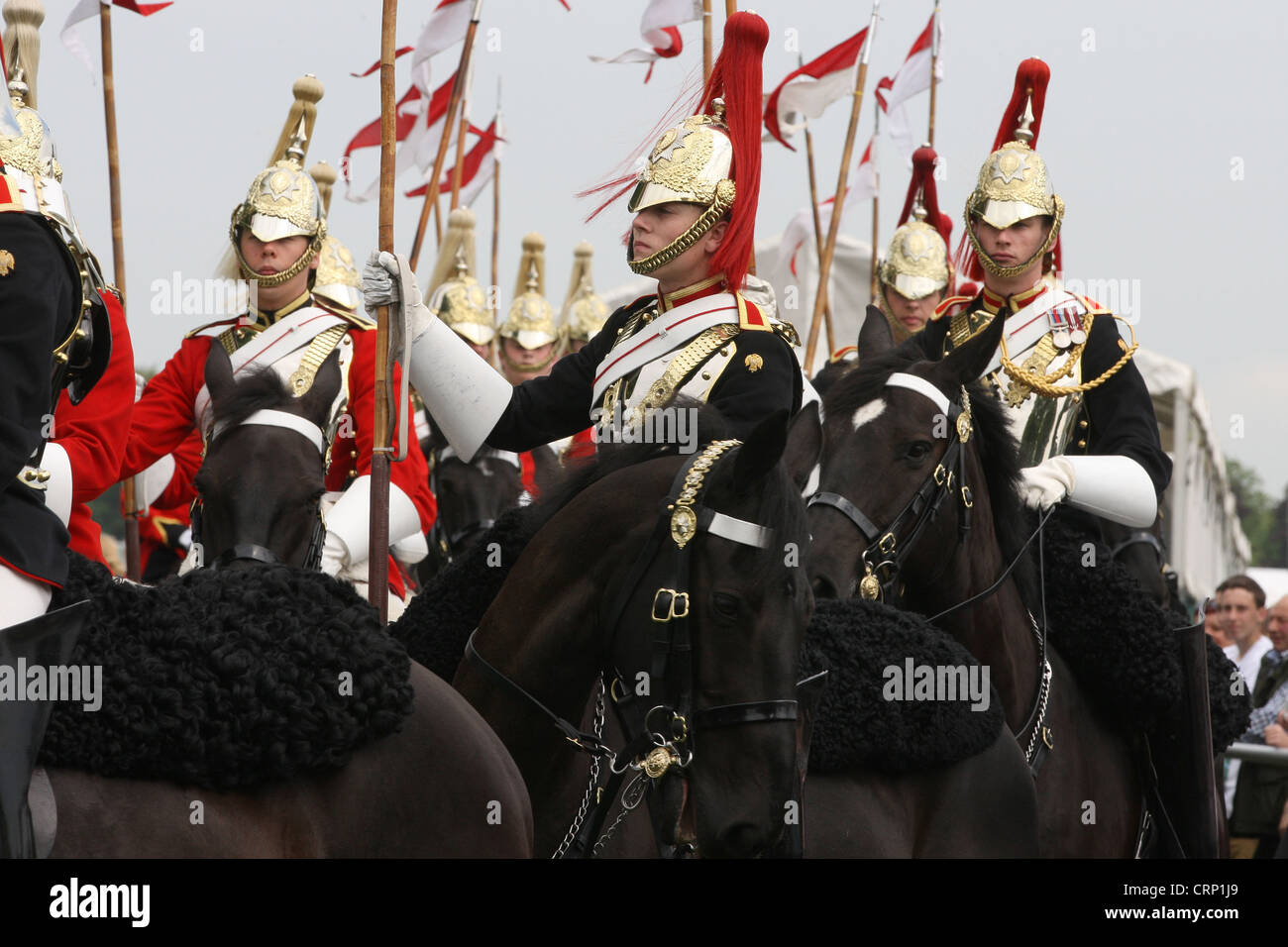 28.6.2012 Royal Norfolk Visualizza,Norwich,Norfolk. La famiglia di cavalleria giro musicale preforma al 2012 Royal Norfolk Visualizza Foto Stock