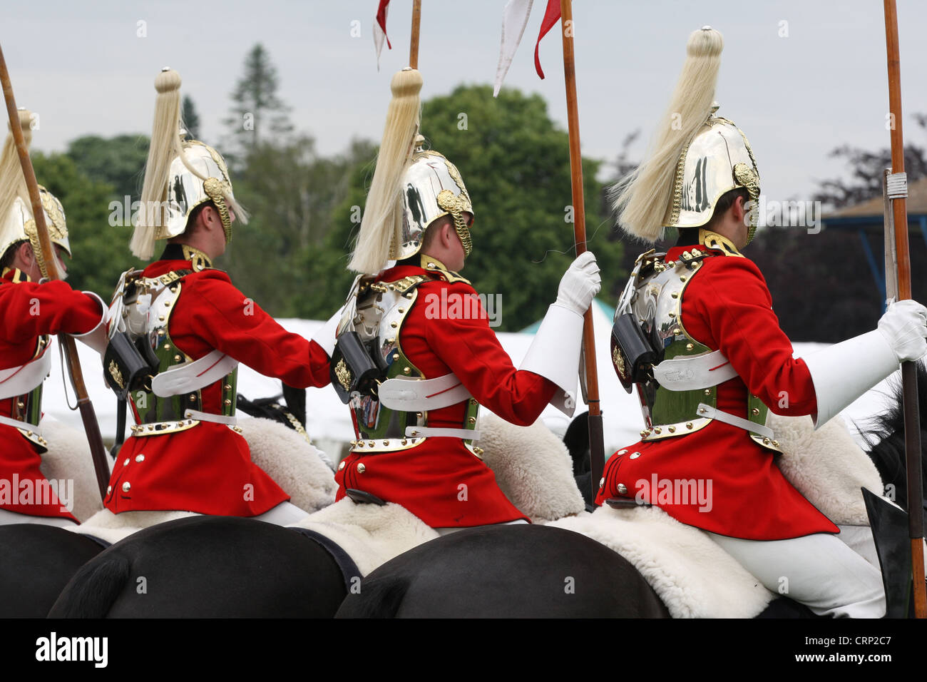 28.6.2012 Royal Norfolk Visualizza,Norwich,Norfolk. La famiglia di cavalleria giro musicale preforma al 2012 Royal Norfolk Visualizza Foto Stock
