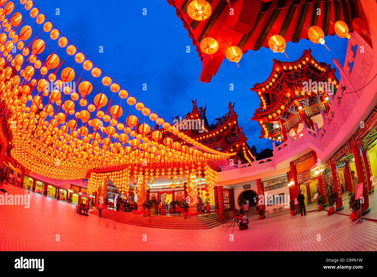 Thean Hou tempio Cinese, Kuala Lumpur, Malesia, Asia sud-orientale, Asia Foto Stock