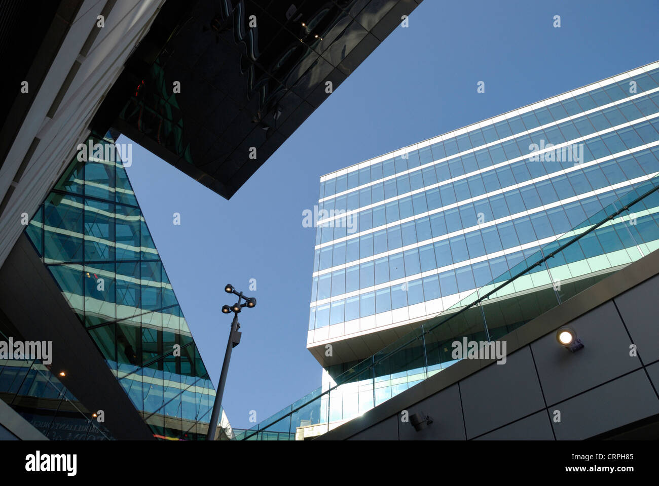 Nuovi edifici presso la città di Stratford di progetto di sviluppo nella zona est di Londra. Foto Stock