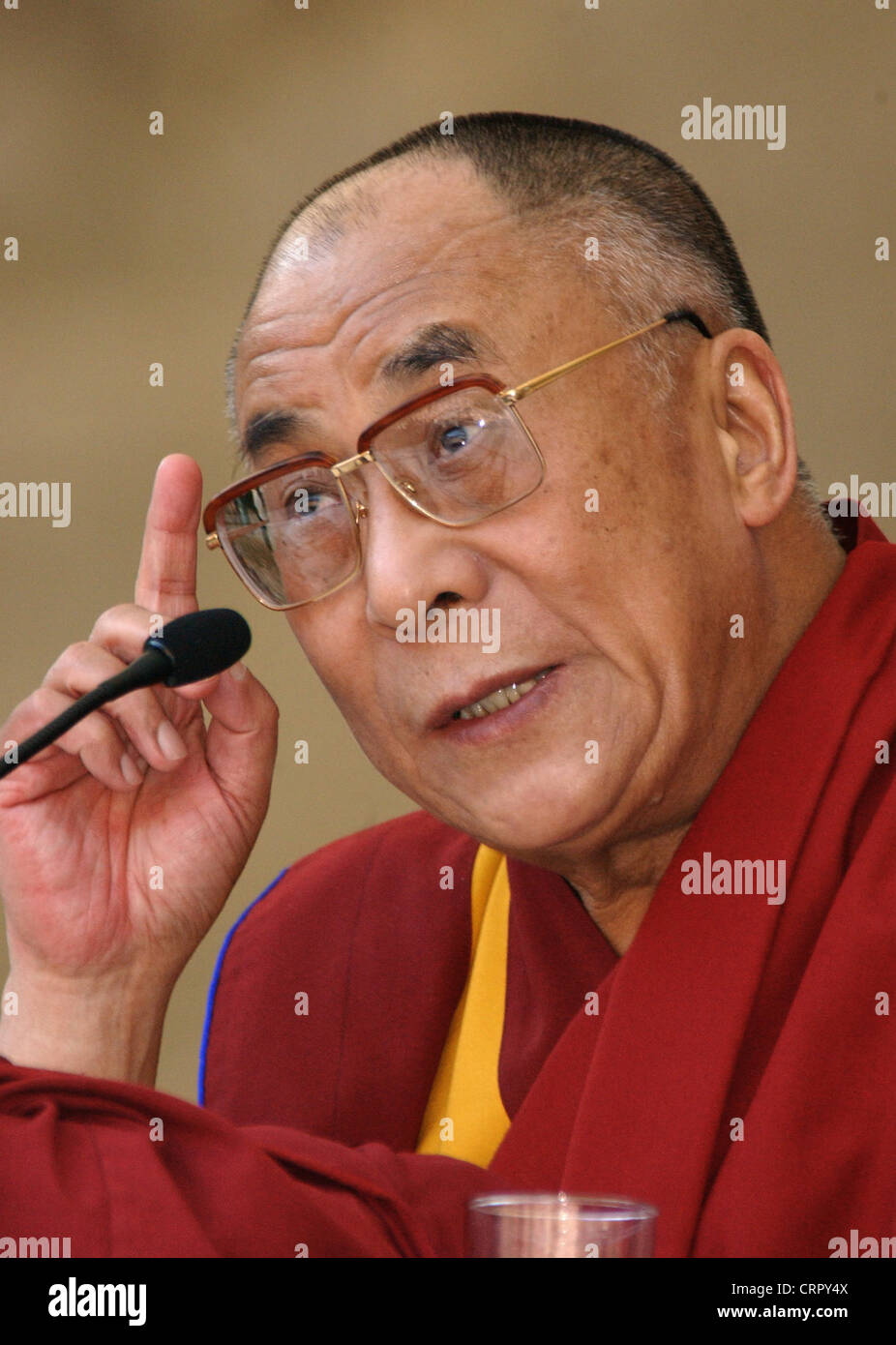 Il Dalai Lama al Congresso Chiesa a Berlino Foto Stock