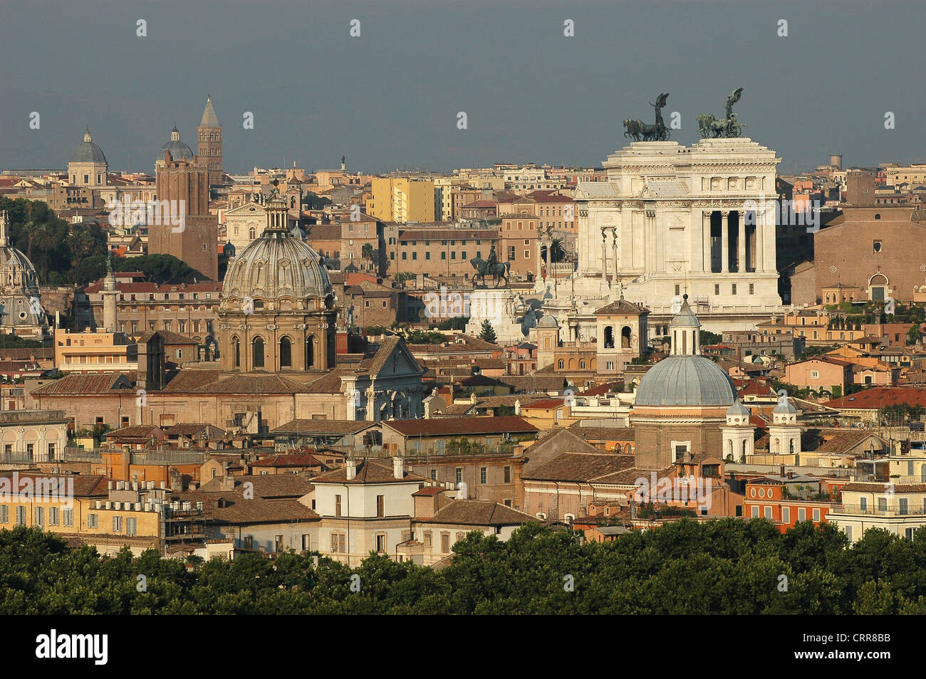 Europa Italia Lazio Lazio Roma una vista panoramica della città eterna Foto Stock