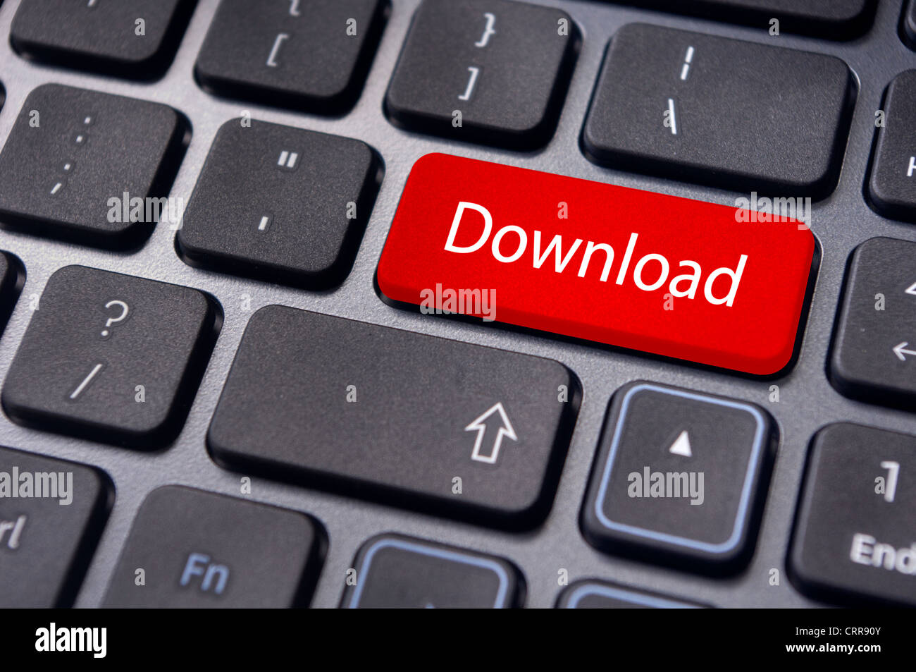 Scaricare i concetti, per il trasferimento di dati da internet. Foto Stock