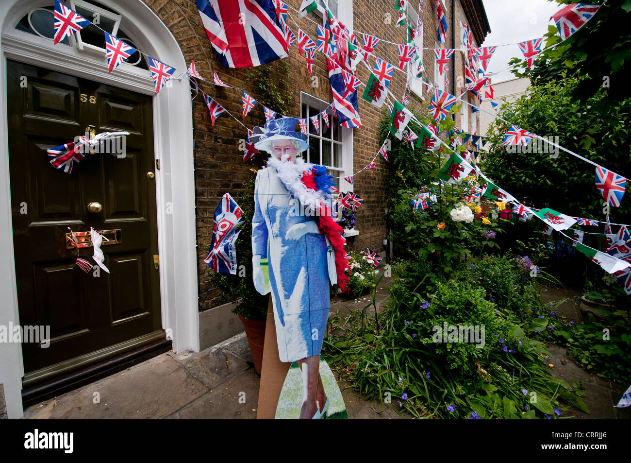 Queens Diamond celebrazioni giubilari a Londra Giugno 2012 Foto Stock