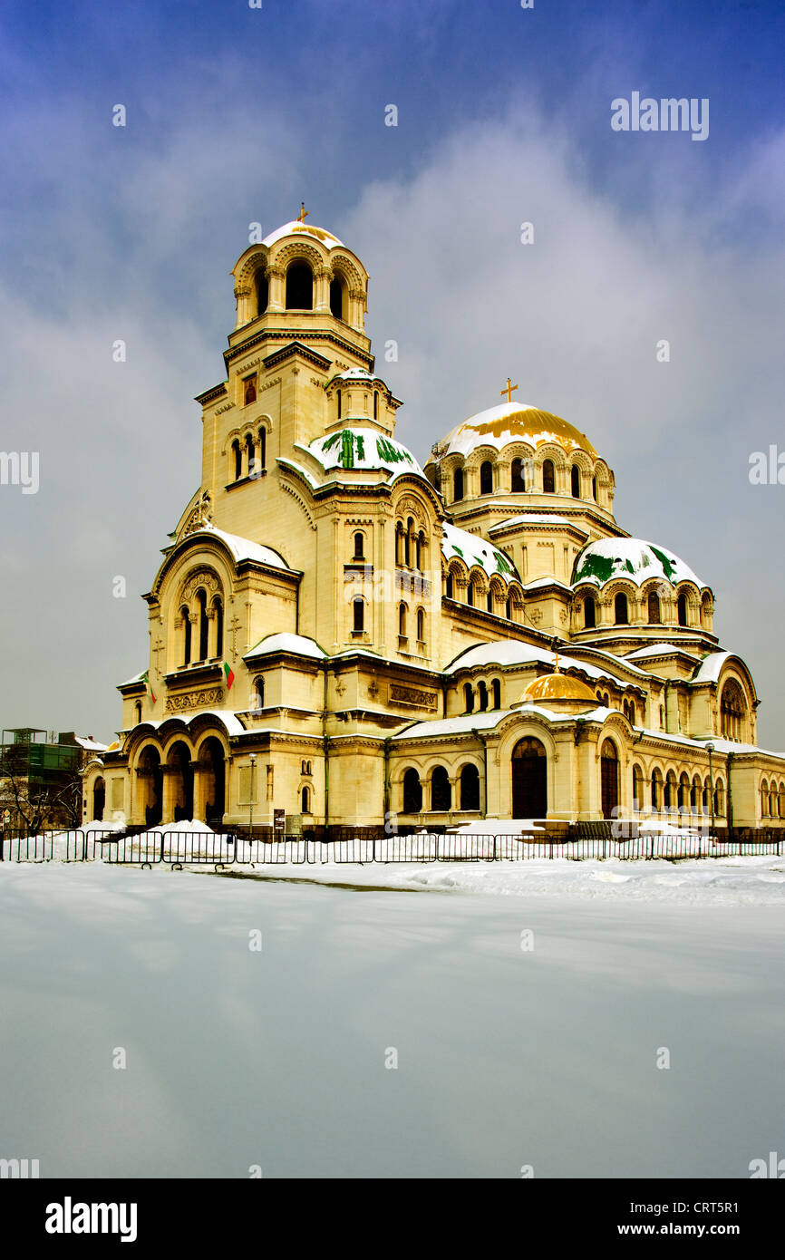 Il Alexander Nevsky Memorial chiesa cattedrale Foto Stock