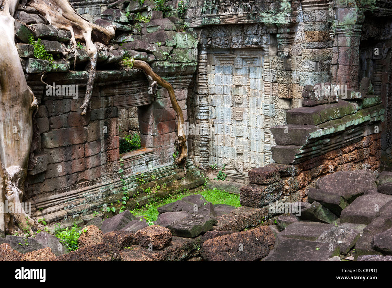 Preah Khan (spada sacra), Angkor, Sito Patrimonio Mondiale dell'UNESCO, Cambogia, Indocina, Asia sud-orientale, Asia Foto Stock