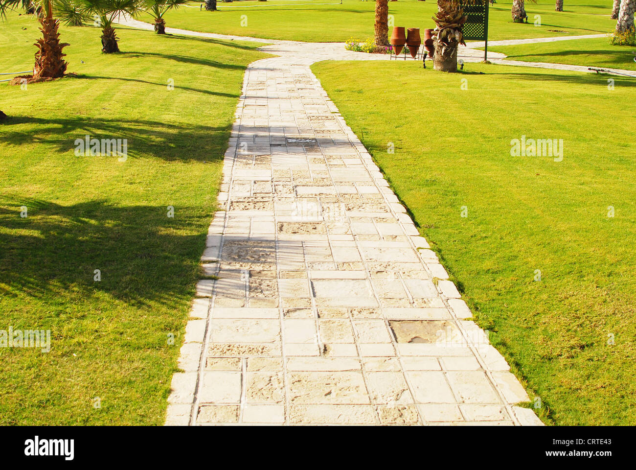 Immagine di un sentiero e lane Foto Stock