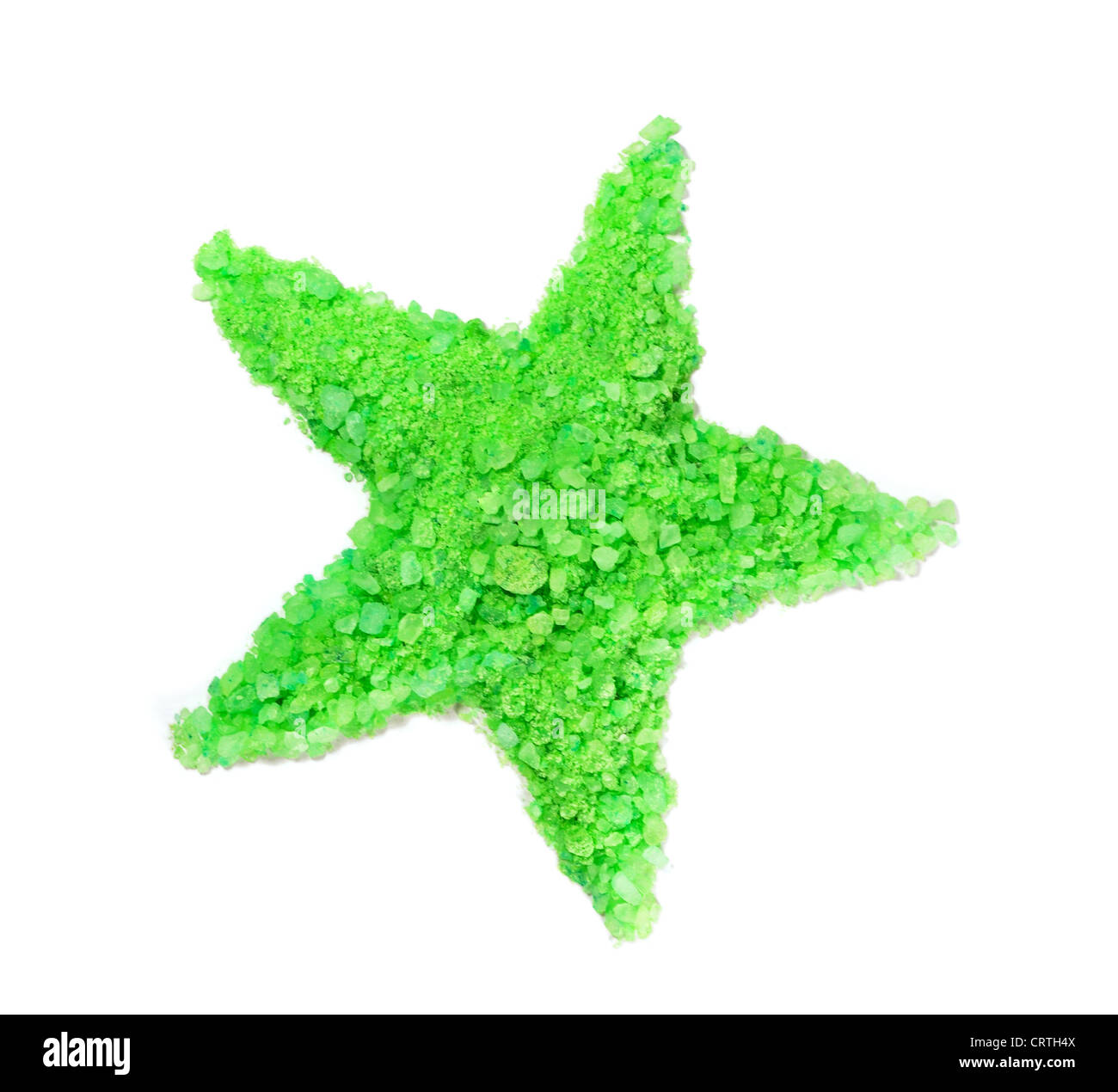Sale marino di cui nella forma di una stella Foto Stock