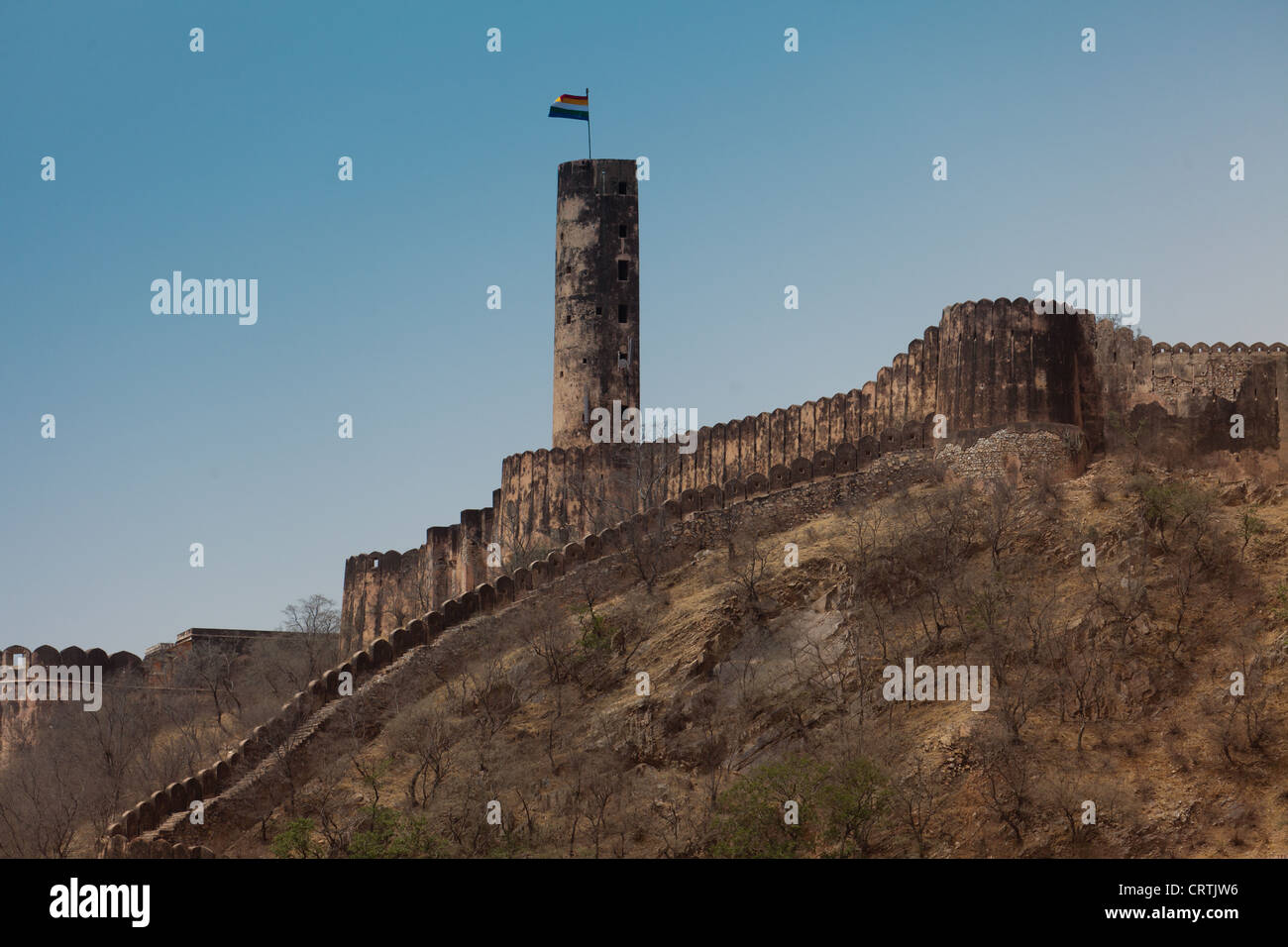 Agra Fort India è un sito Patrimonio Mondiale dell'UNESCO si trova in Agra, Uttar Pradesh, India. Foto Stock