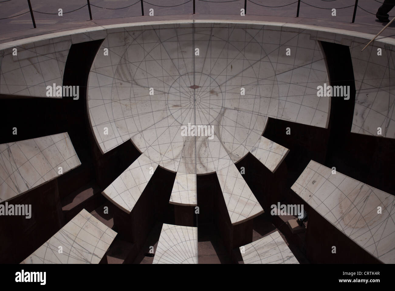 Jantar Mantar a Jaipur Foto Stock