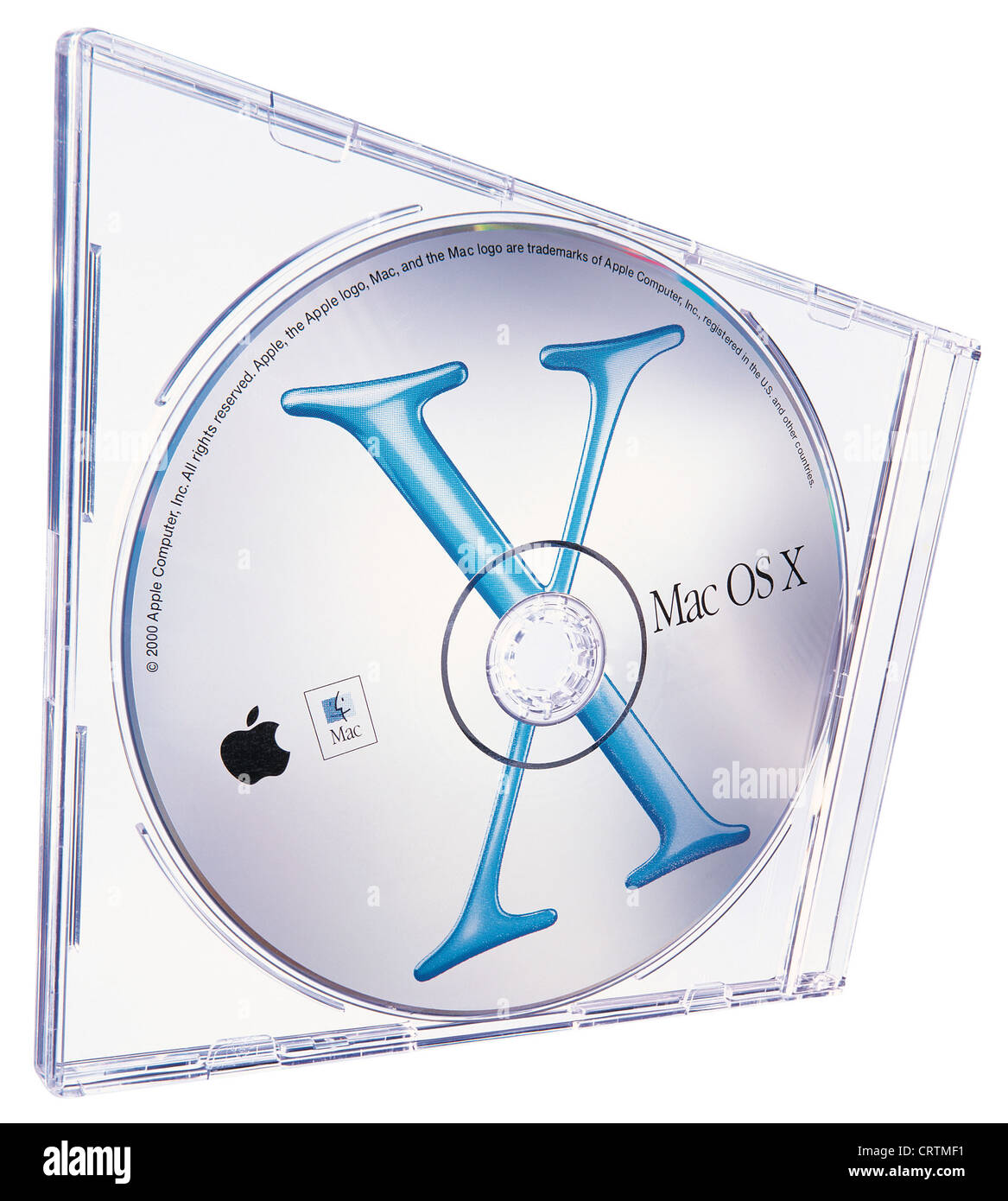 CD-ROM DEL MAC OS X Foto Stock