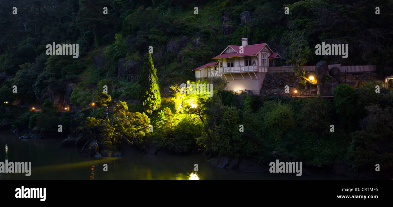 I detentori di gate house Cataract Gorge Launceston Tasmania. Foto Stock