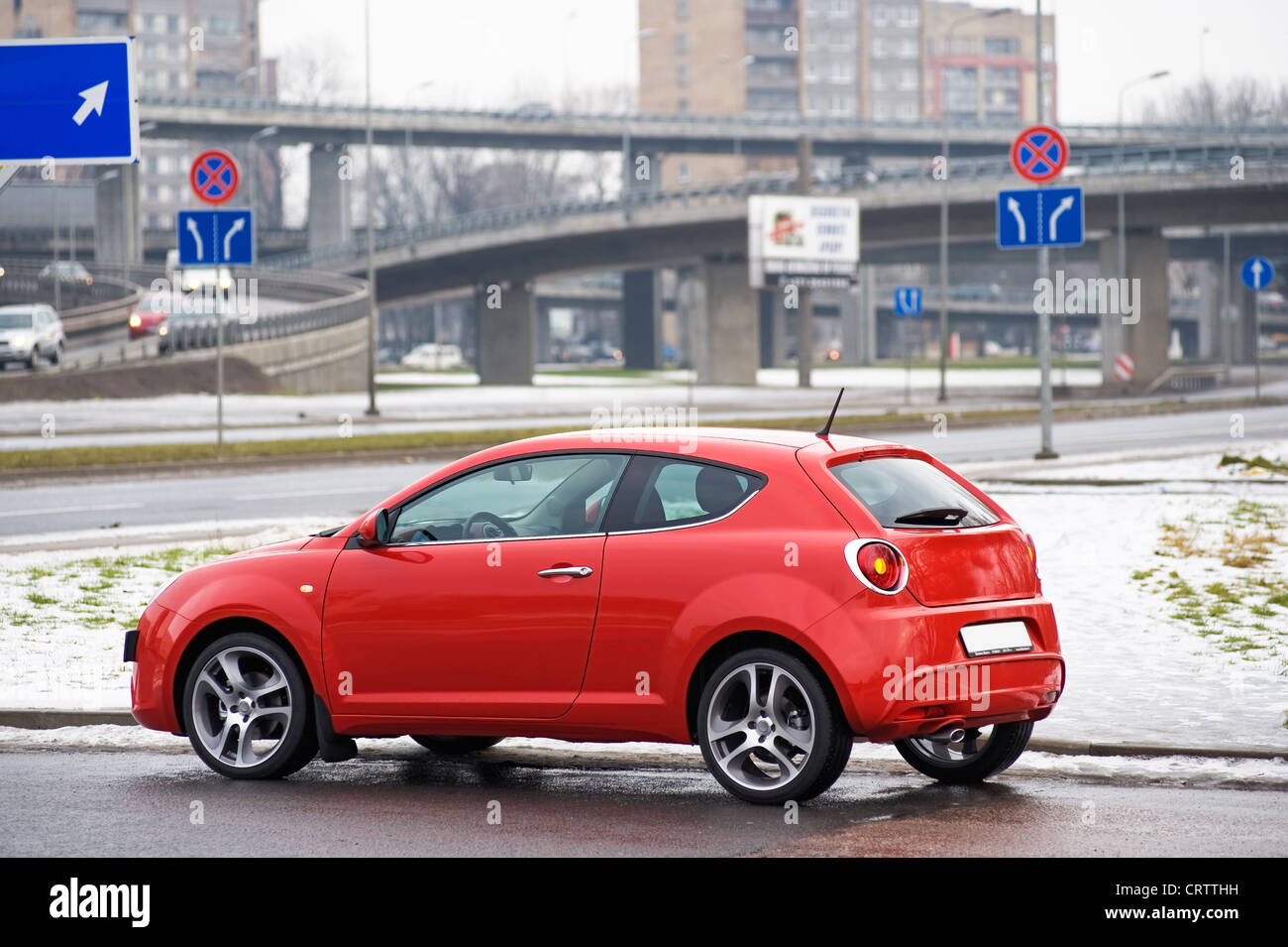 Auto vista dal lato Foto Stock