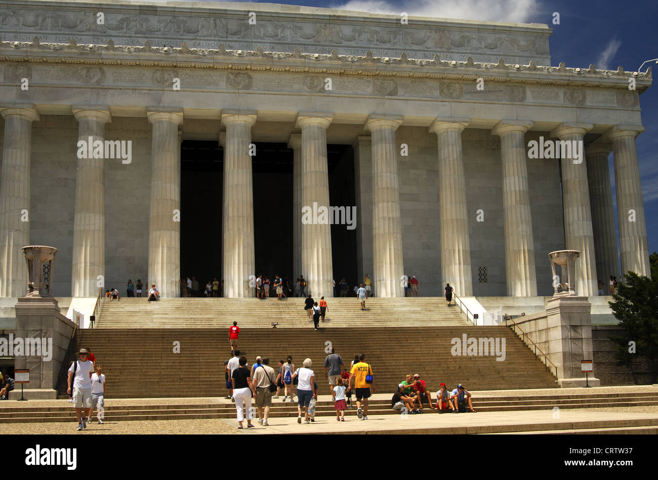 Lincoln Memorial , Washington D.C., USA, Foto Stock