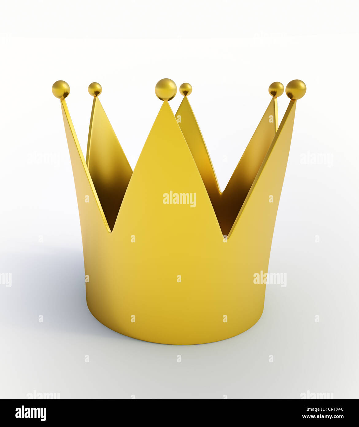 Isolato CG crown illustrazione Foto Stock