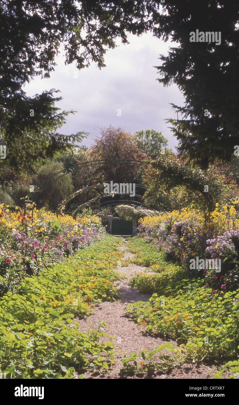 La maison et les jardins de Monet à Giverny Foto Stock