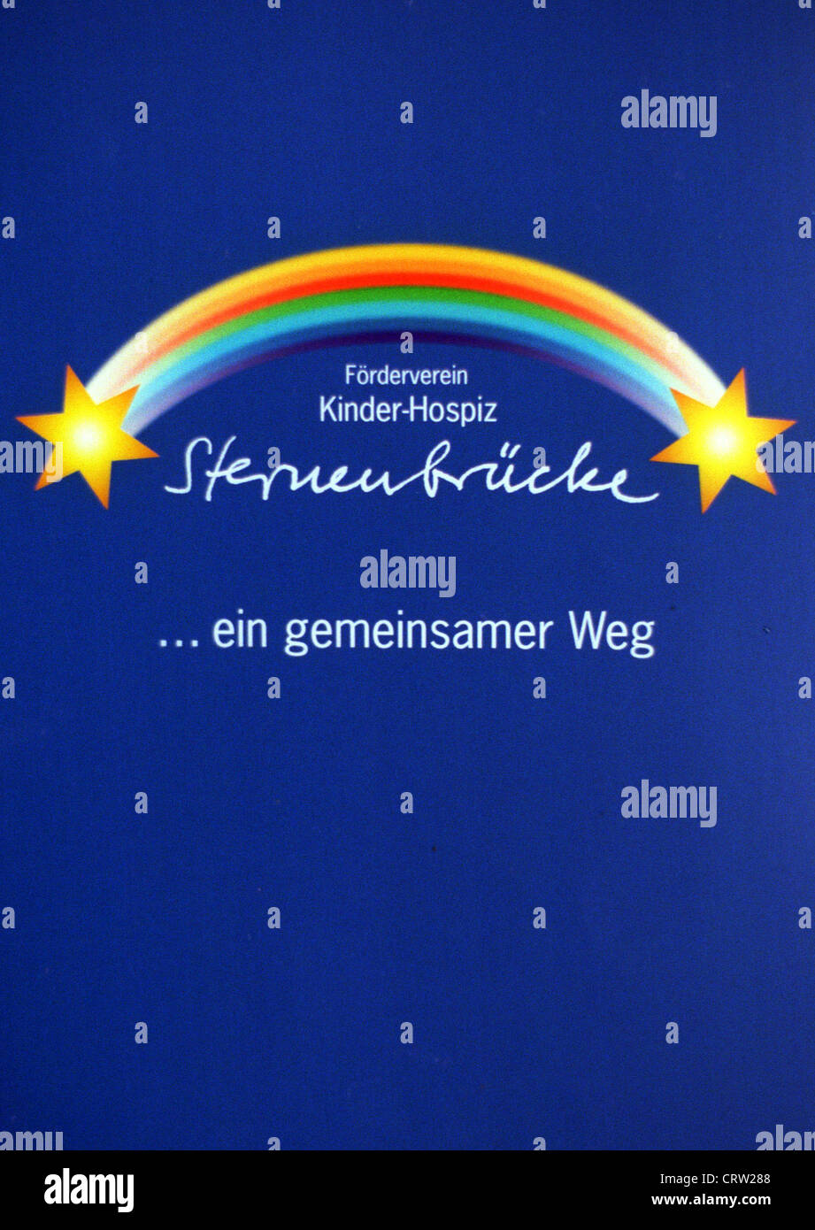 Logo per bambini Sternenbruecke ospizio, Amburgo Foto Stock