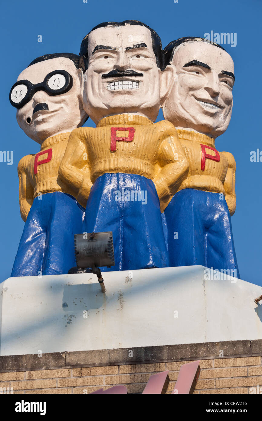 Manny, Moe e Jack, il Pep Boys, nationwide ricambi auto catena, Baltimore, Maryland Foto Stock
