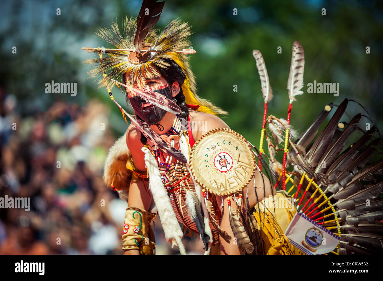 Nativi Americani Pow-Wow Wendake event 2012 Foto Stock