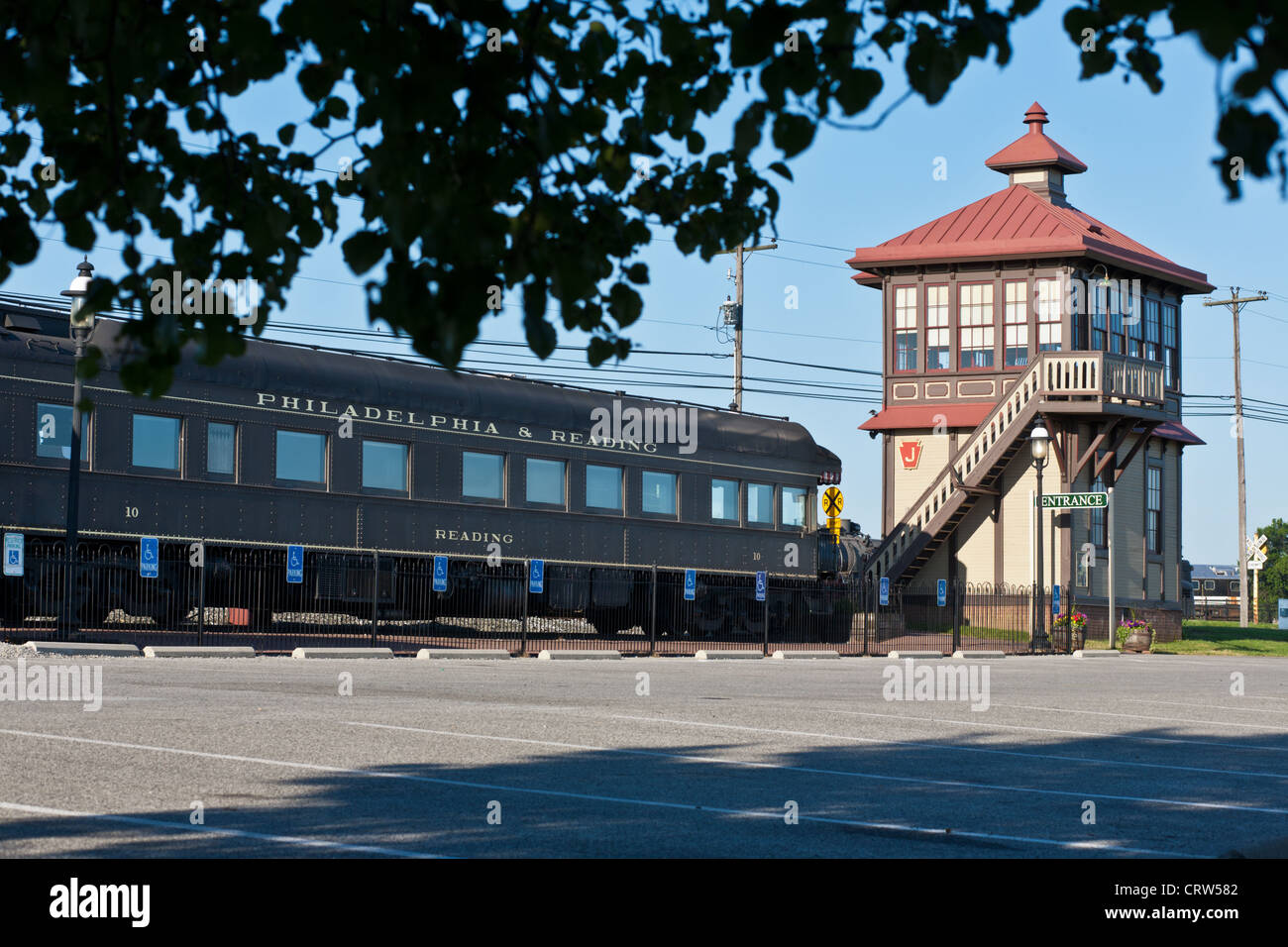 Railroad Museum of Pennsylvania, Strasburgh, Lancaster County Foto Stock