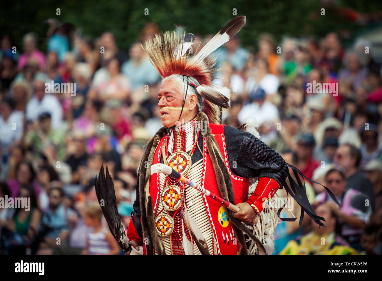 Nativi Americani Pow-Wow Wendake event 2012 Foto Stock