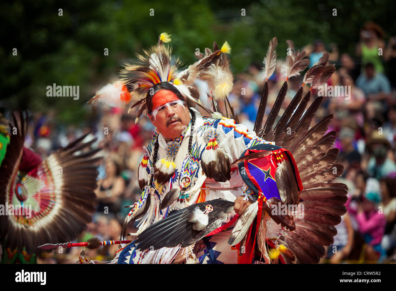 Nativi Americani Pow-Wow Wendake event 2012 Foto Stock