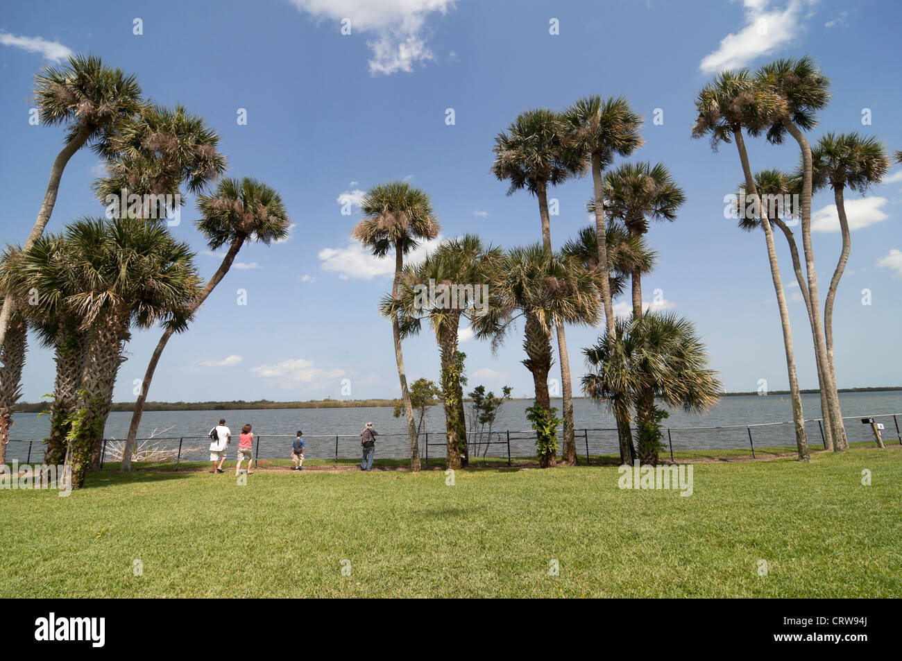 Il Centro Spaziale Kennedy sull'Isola Merritt Florida all'Apollo/Saturn V Center Foto Stock