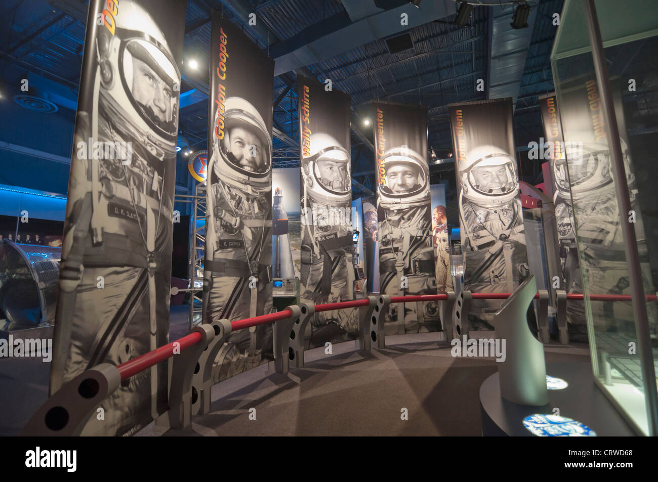 Gli Stati Uniti Astronaut Hall of Fame presso il Kennedy Space Center sull'Isola Merritt Florida Foto Stock