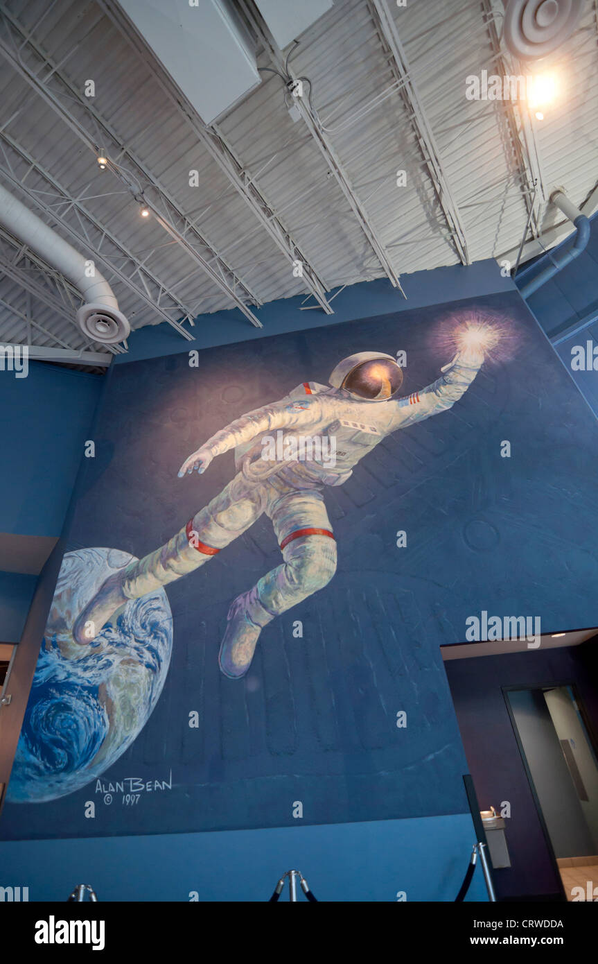Gli Stati Uniti Astronaut Hall of Fame presso il Kennedy Space Center sull'Isola Merritt Florida Foto Stock