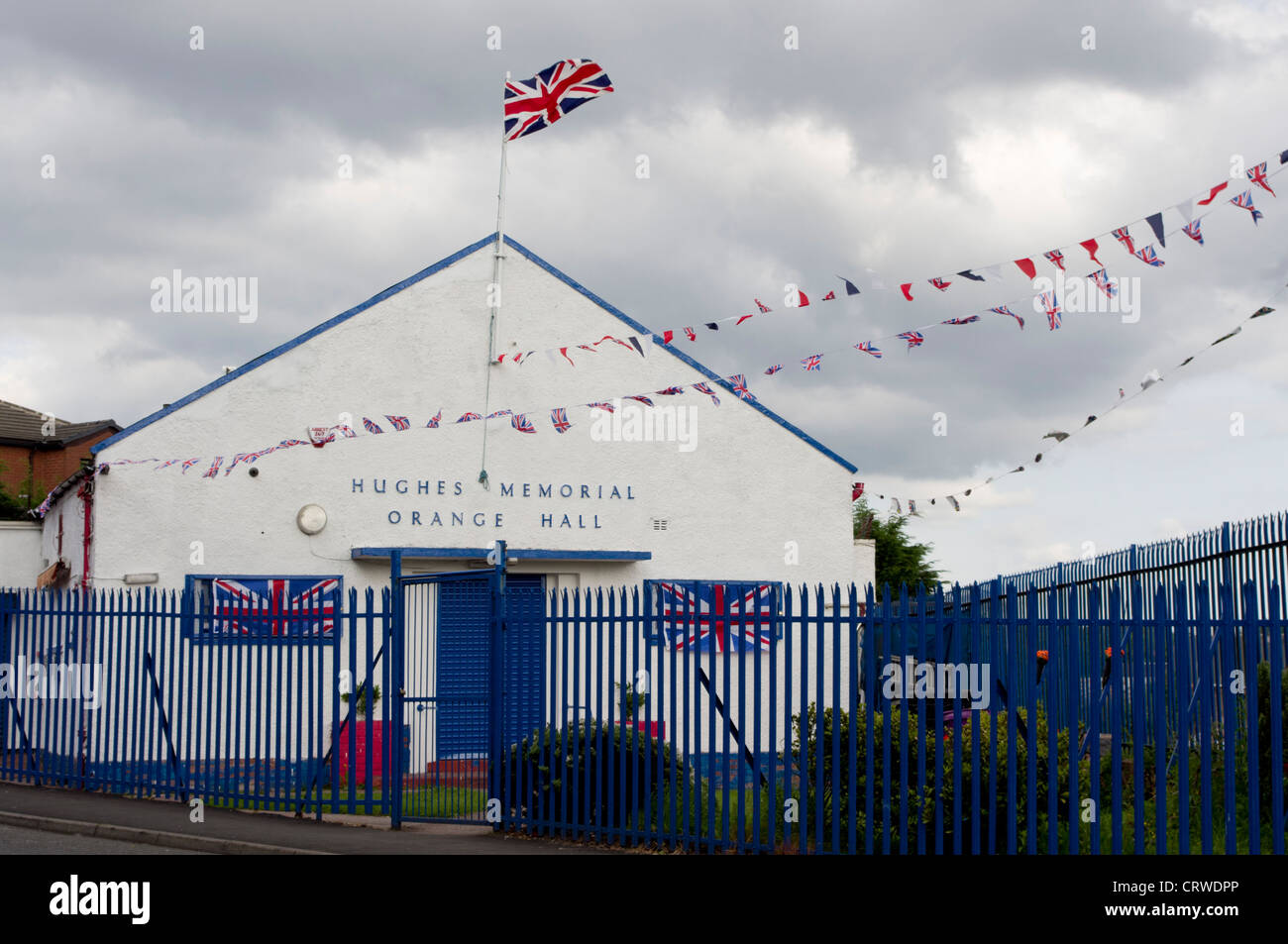 Maryhill Orange Hall di Glasgow district 46 Foto Stock