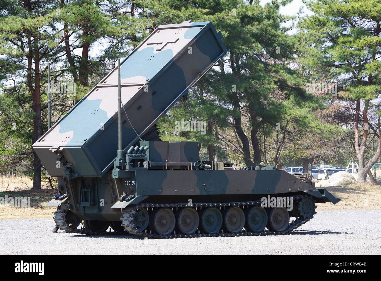 Tipo JGSDF92 lo sminamento veicolo,307th unità tecnico Foto Stock